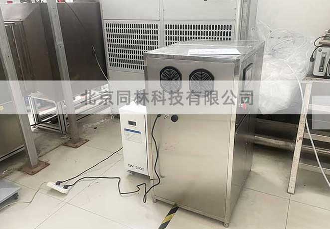 江蘇(sū)某單位管(guǎn)道(dào)臭氧消毒測試現(xiàn)場